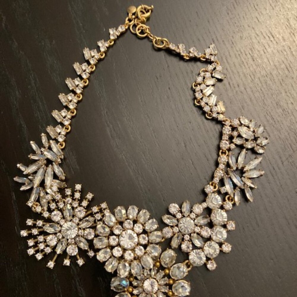 J Crew gorgeous crystal necklace - New